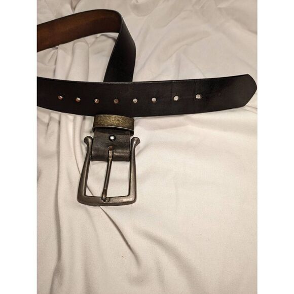 Vintage pennies towncraft soft supple steer hide belt size 30. Equestrian wide b - Picture 13 of 16